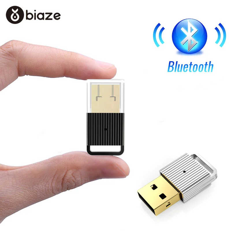 Biaze беспроводной Bluetooth адаптер V4.0 CSR 4 0 мини USB ключ Музыкальный звуковой приемник