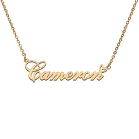 god with love heart personalized character necklace with name cameron for best friend jewelry gift