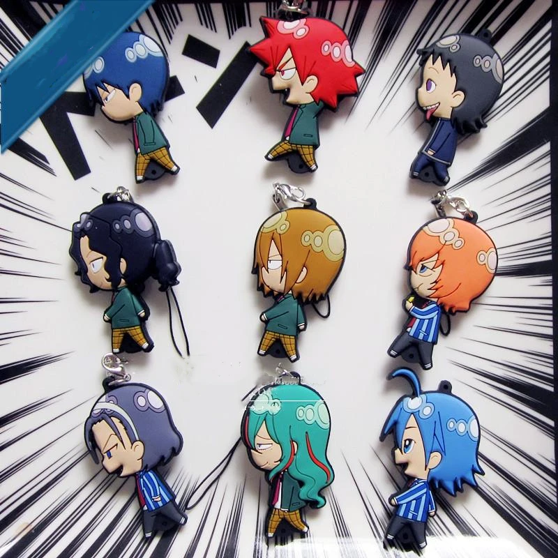 Аниме Yowamushi педаль ПВХ мягкий клей брелок для костюма косплей реквизит Подвески