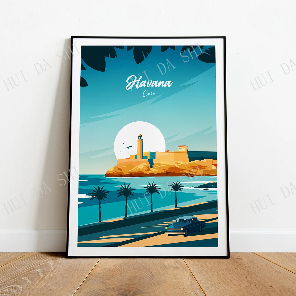 

Havana traditional travel print - Cuba