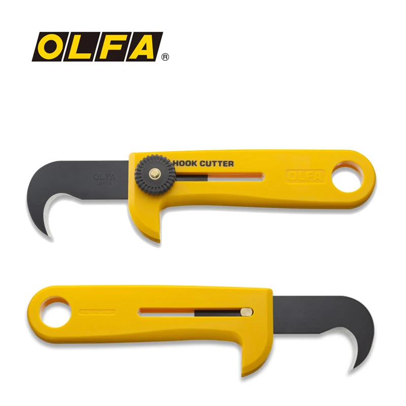 

OLFA imported from Japan heavy duty hook knife industrial sickle unboxing knife 107B unpacking tape cutting knife HOK-1