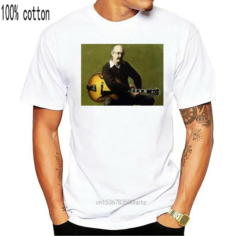 Футболка Джим Холл гитарист гитара ПЭТ Мэни Майлс Дэвис Джон колтран джаз |