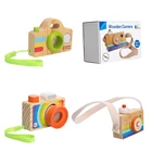 Из мультфильма Холодное сердце, 1 шт., Nordic дверь деревянного шкафчика висящего на Камера игрушки Монтессори игрушки подарок детям деревянные поделки представлены для кормления и рисунком оленя, подарок блок