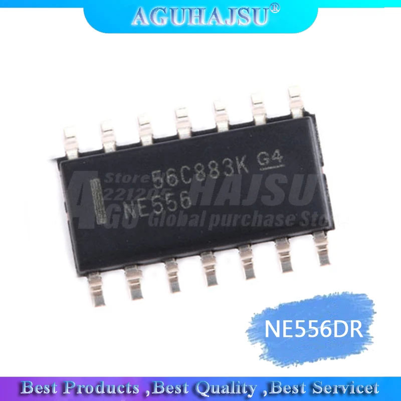 10 шт. Новый NE556 NE556DR NE556DT патч SOP14 таймер/двухканальный чип | Электронные компоненты