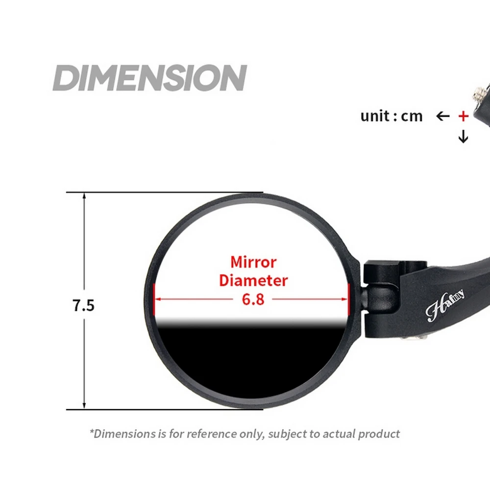 Велосипедное Зеркало заднего вида регулируемое зеркало из нержавеющей стали