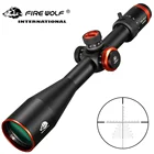 Охотничья тактическая оптическая винтовка FIRE WOLF QZ 6-24X50 FFP, прицел для снайперской винтовки, аксессуары для страйкбола, точечный прицел для охоты