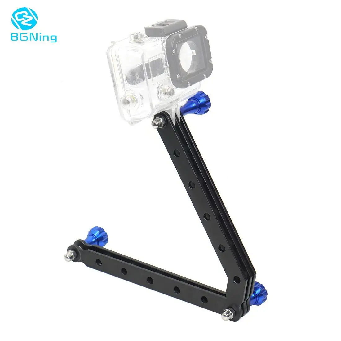 BGNing Крепление на шлем из алюминиевого сплава удлинитель + винт селфи палка для Gopro