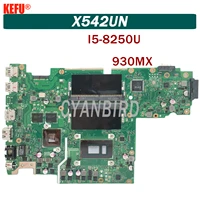 x542un notebook motherboard for asus vivobook 15 fl8000un v587un x542ur x542uq x542u original motherboard i5 8250u 940mx930mx
