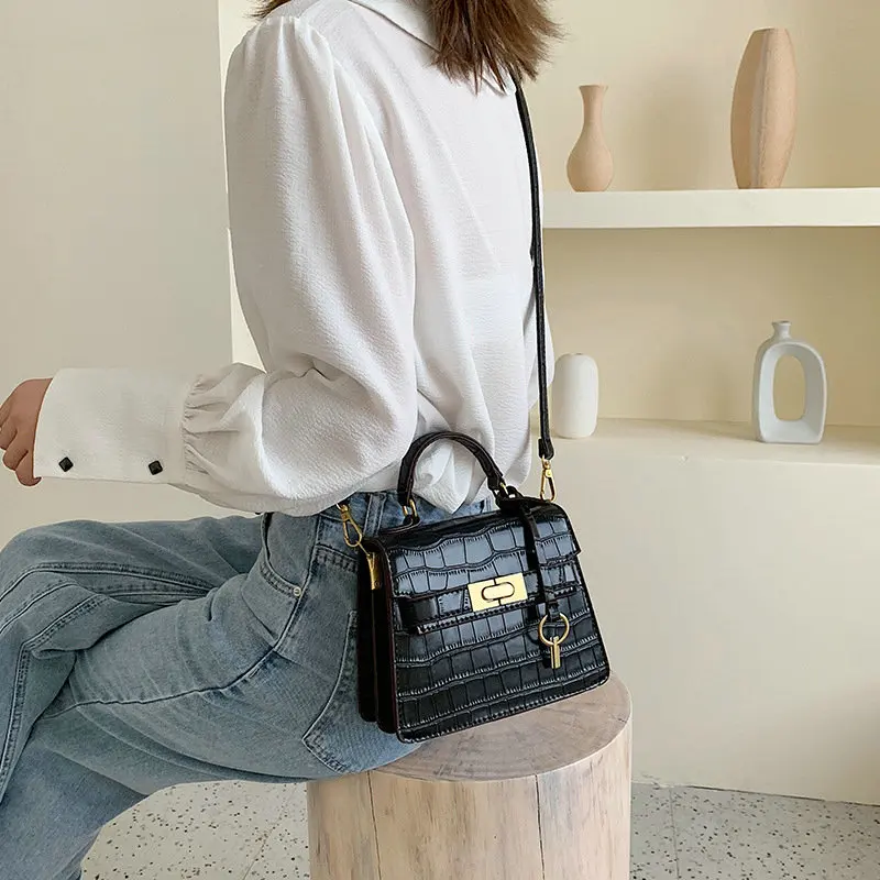 2020 тисненые сумочки с каменной текстурой корейская модная сумка замком новые