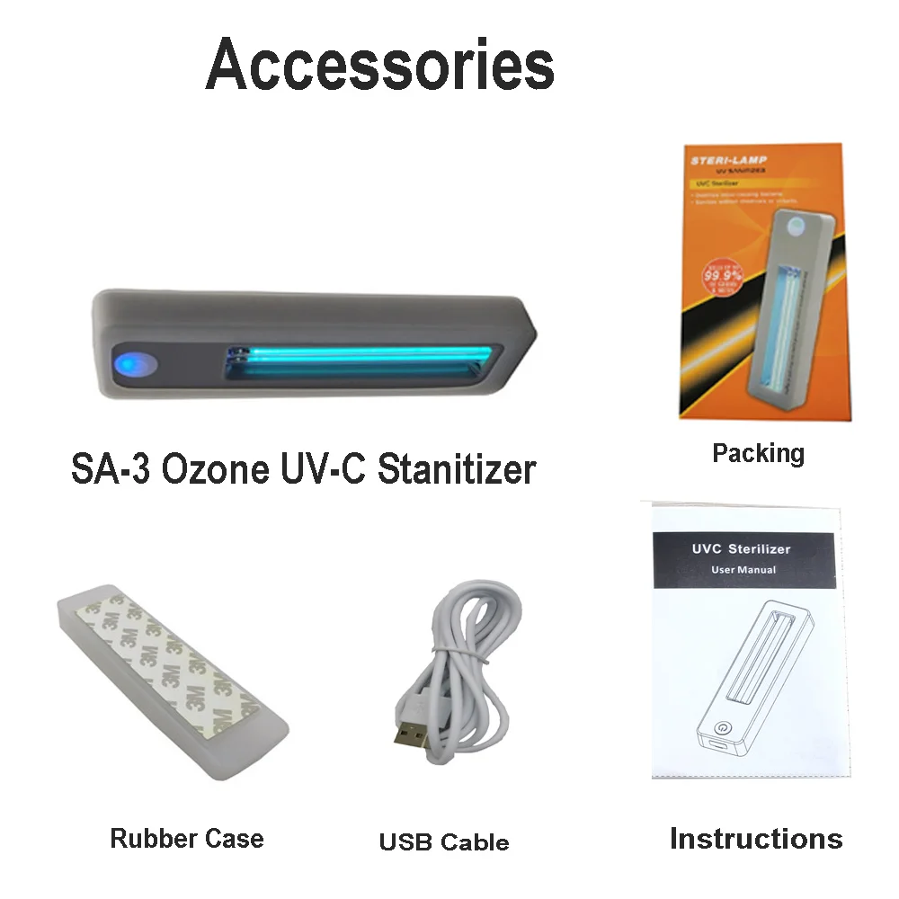 Портативная Бытовая Ультрафиолетовая лампа для очистки автомобиля УФ