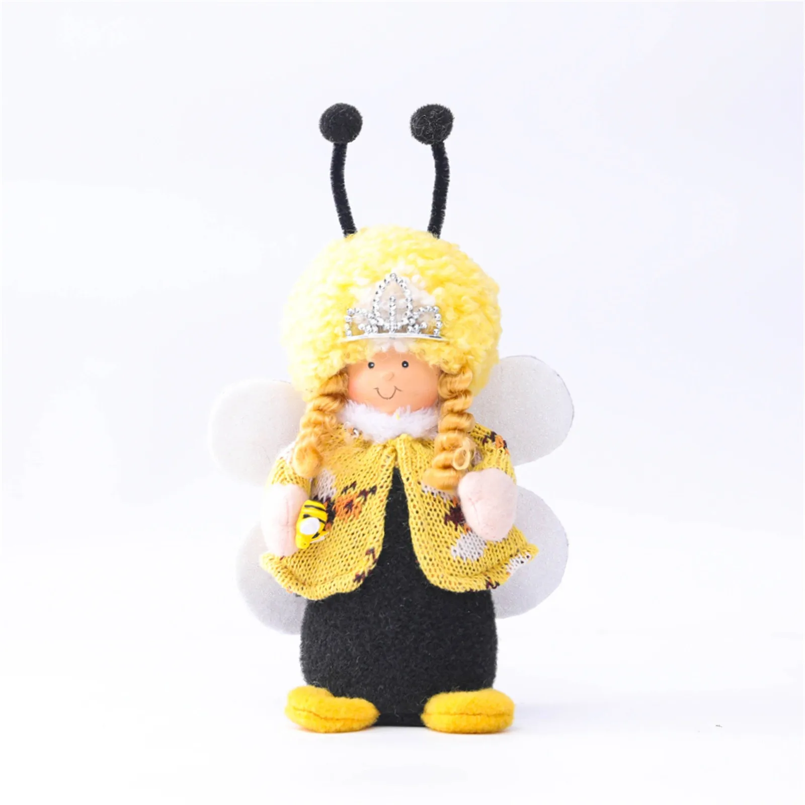 

Knitted Wool Bee Festival Decoration Ornaments Creative Bee Modeling Holiday