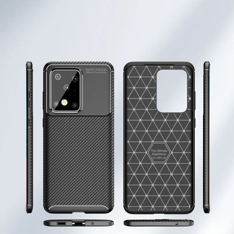 Case For Samsung Galaxy S20 Plus Note 20 Cover Silicone Carbon Fiber Shockproof Ultra |
