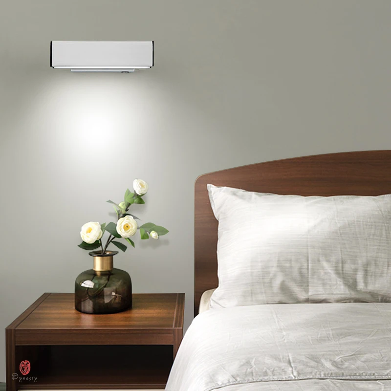 Новый Европейский настенный светильник светодиодный алюминиевый прикроватный