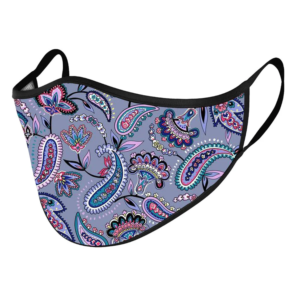 

5pcs Cycling Running Face Masks For Women Floral Fashion Masks Reusable Washable Mouth Masks Breathable Dustproof mascarilla