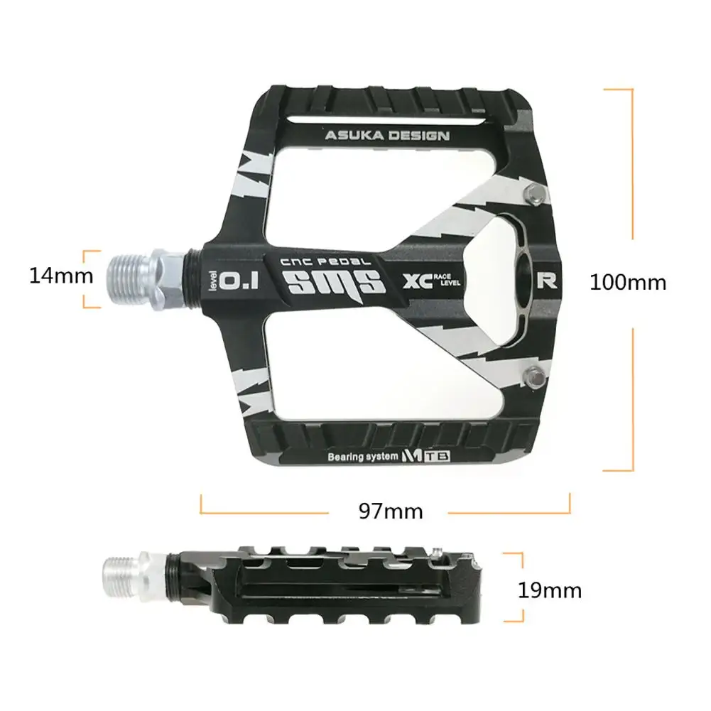 

Bike Pedals Aluminium Alloy MTB Road Sealed Bearings Bicycle Pedals Ultralight MTB Bearing Bicycle Pedal Bike Accessories