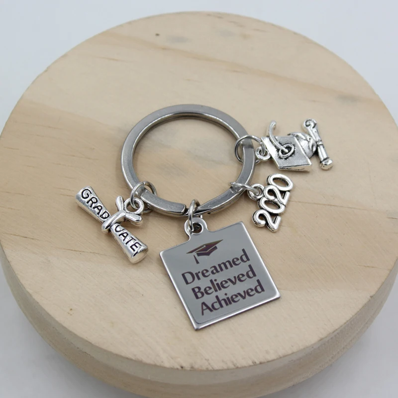 1 шт. брелок для ключей из нержавеющей стали 2020 | Украшения и аксессуары