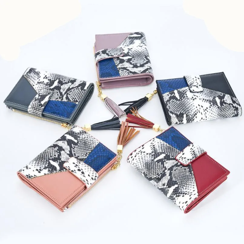 Роскошные Брендовые женские кошельки клатчи из искусственной кожи с принтом