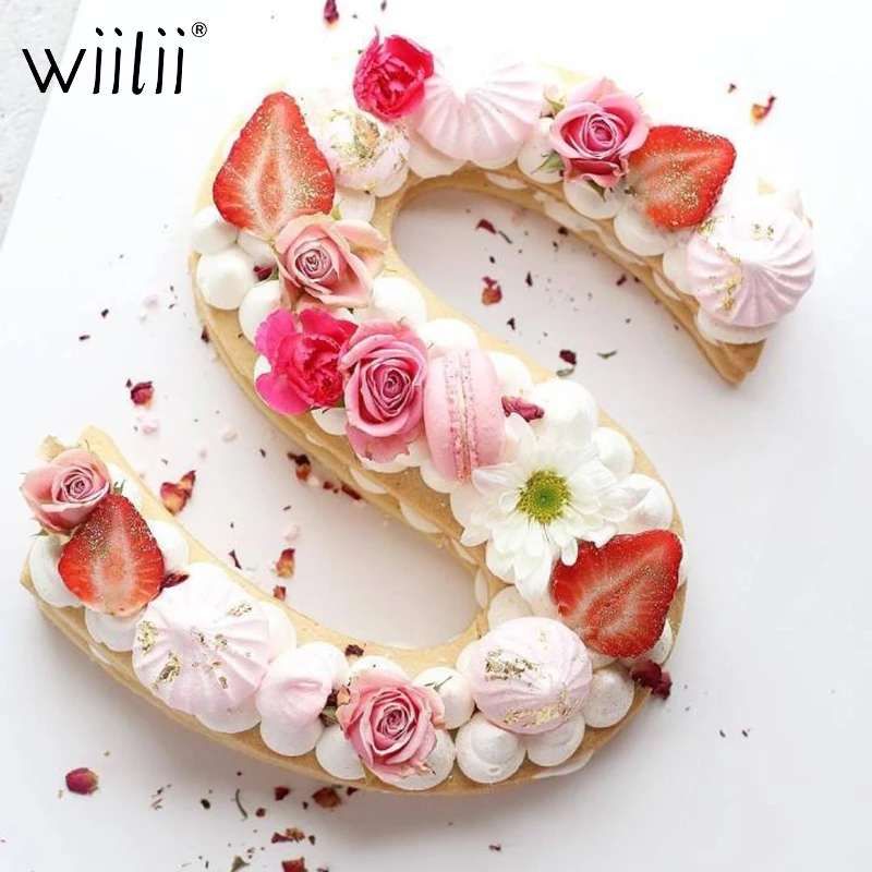 Алфавит для торта 8/10/12 дюймов инструменты украшения аксессуары на день рождения