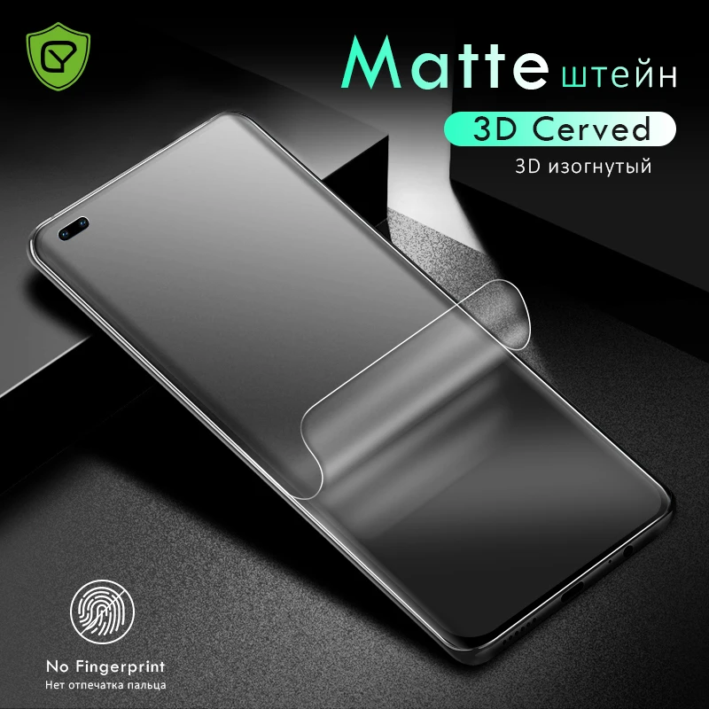 

CHYI matte Hydrogel Film For Infinix Zero 8 Screen Protector 3D Curved film for hot 11s note 8 10 11 pro play Not tempered glass