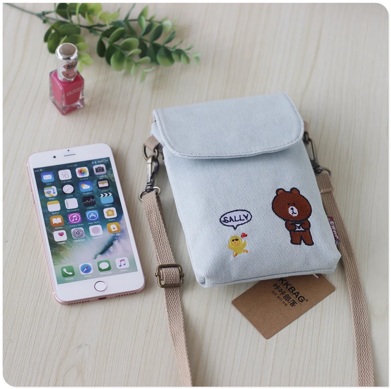 Женская сумка-кошелек на плечо из текстиля | Мобильные телефоны и аксессуары