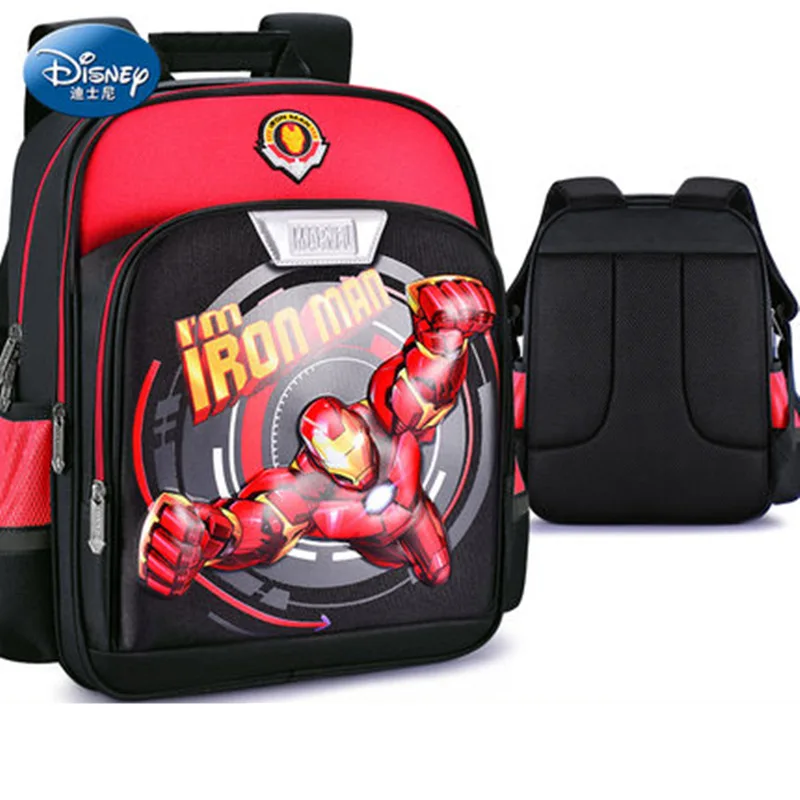 

3D в мультипликационном стиле («Железный человек школьный рюкзак с изображением Капитана Америки для мальчиков и девочек детский сад рюкзак...