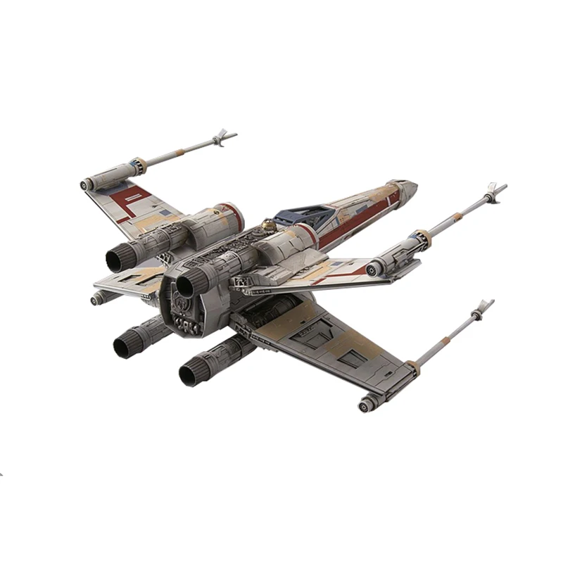 

Bandai Star Wars Serie red X-Wing Fighter Mandalorian Kids Toys for Boys Gifts Montaje Model Toys Girl Baby Toys Birthday Gifts