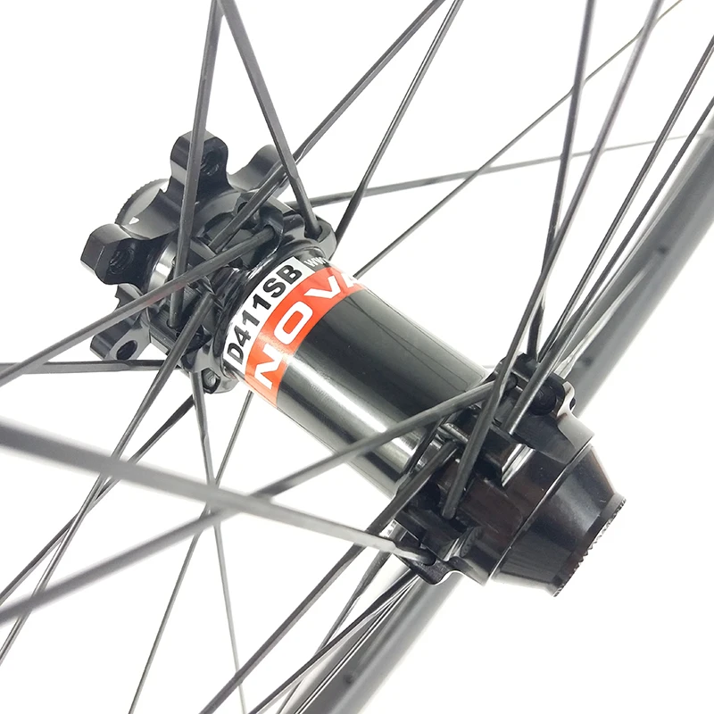 Бескамерные карбоновые колеса 1180 г 650B MTB гравий клиншер прямой тяги 28 мм