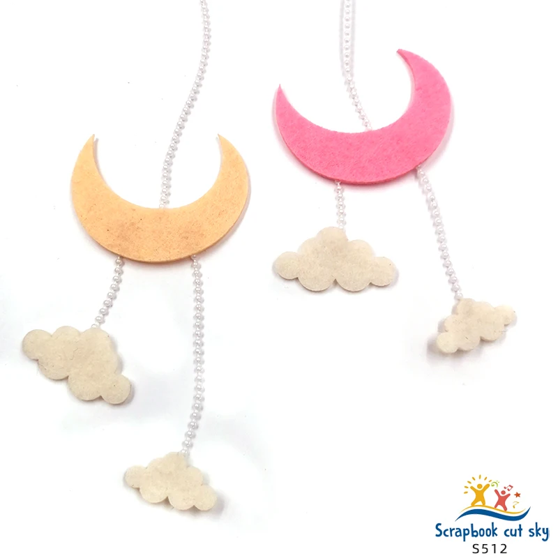 

Кулоны в виде Луны и белых облаков DIY S512 Muyu деревянная форма для скрапбукинга Вырубные штампы подходят для общего рынка машин