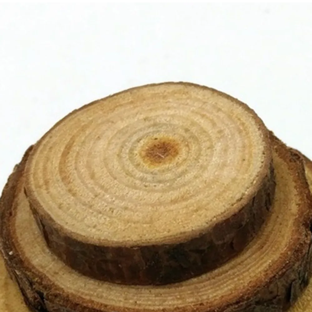 30 шт. чип из натурального соснового дерева полированная основа для рукоделия