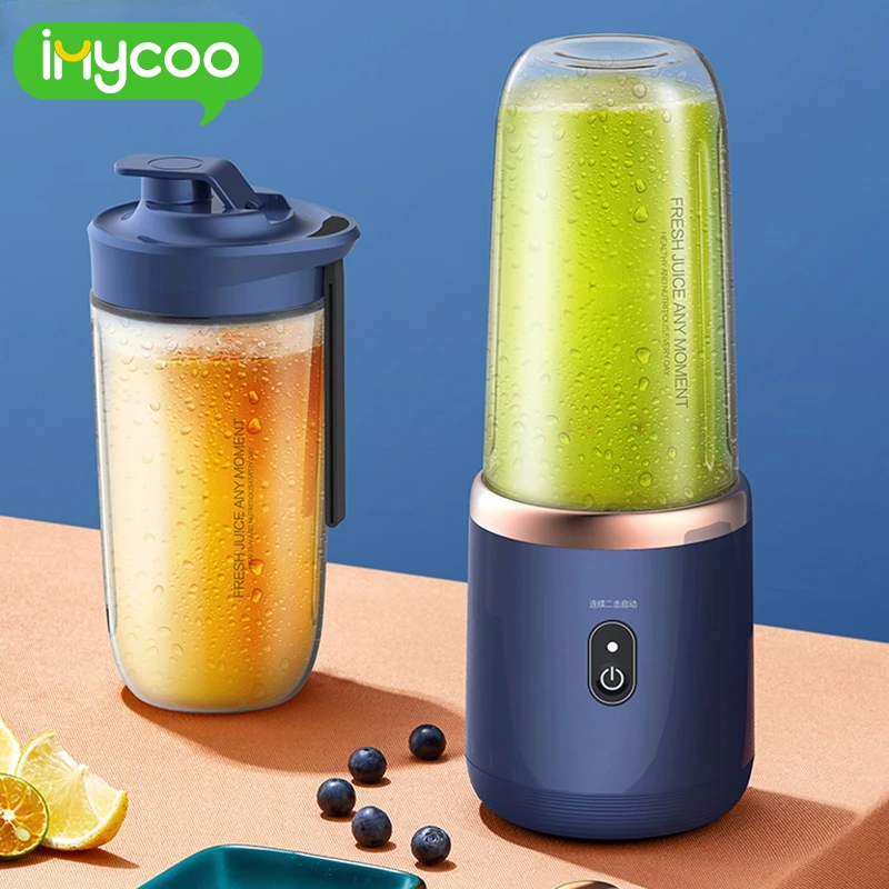 

Rechargeable Portable Juicer Cup Juicer Fruit 400ML Automatic Small Electric Juicer Smoothie Blender Cup food processor
