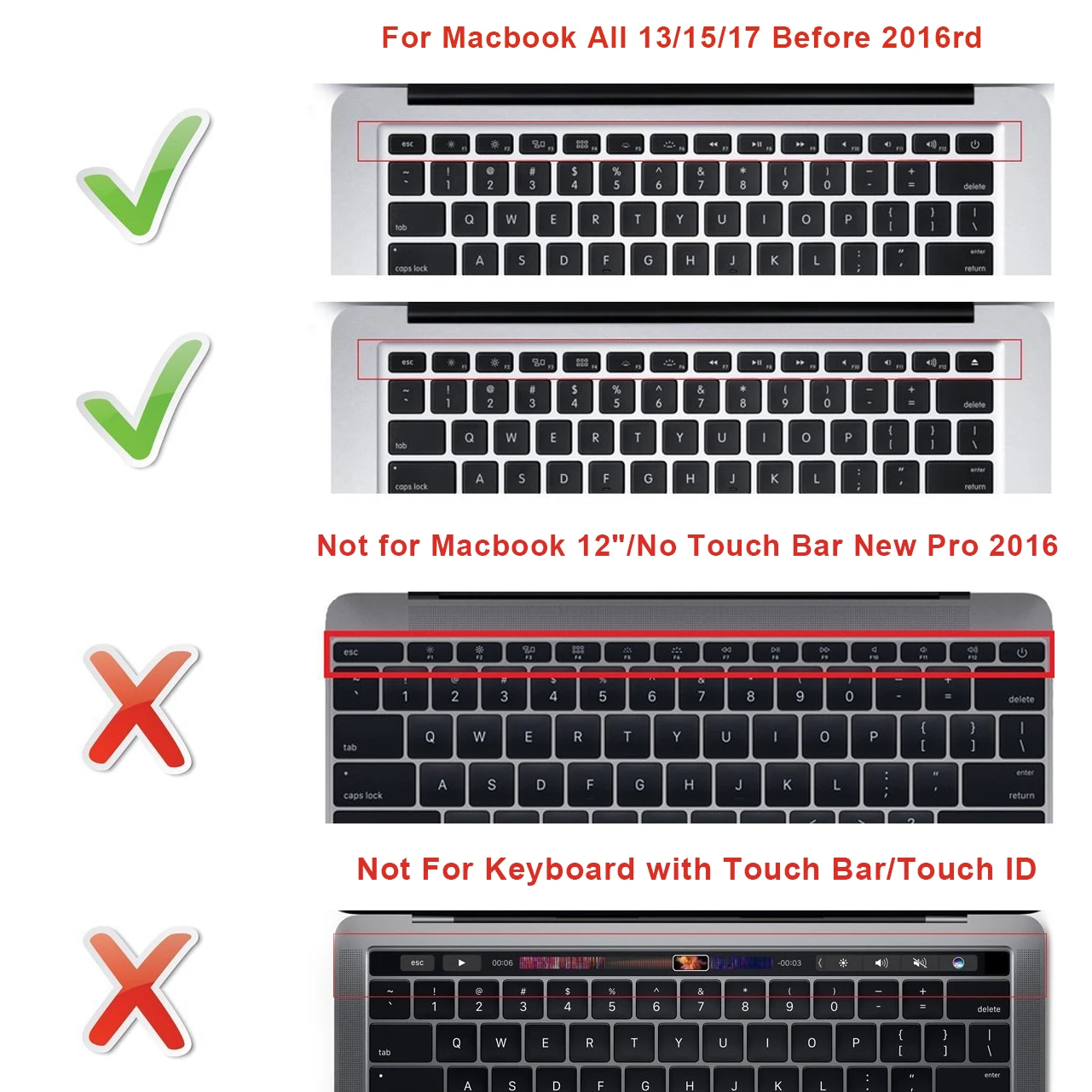 Силиконовый чехол для клавиатуры с градиентным рисунком Macbook Pro Retina 13 15 17 до 2016 г. |