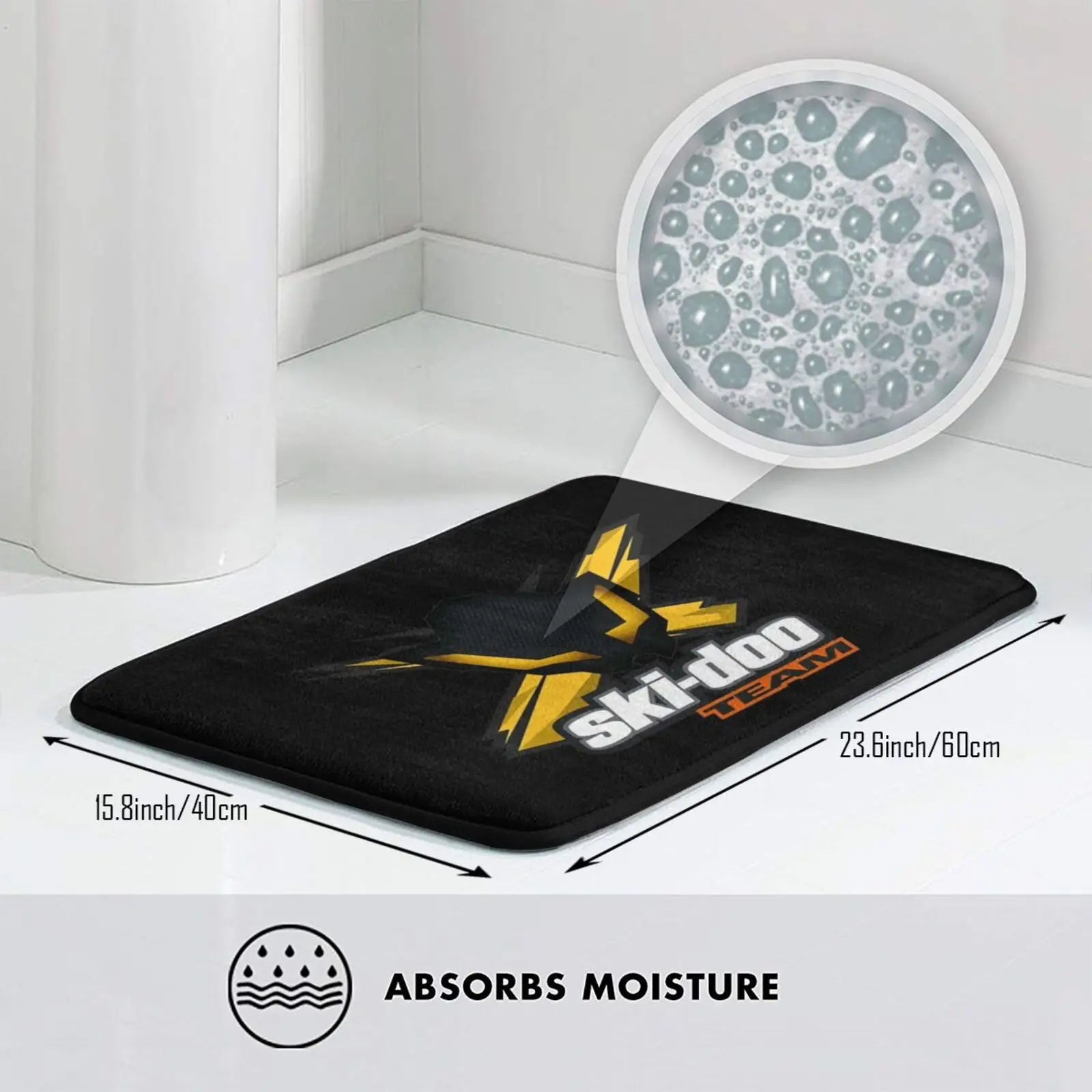 Коврик с логотипом команды Ski-Doo Противоскользящий коврик для входной двери в