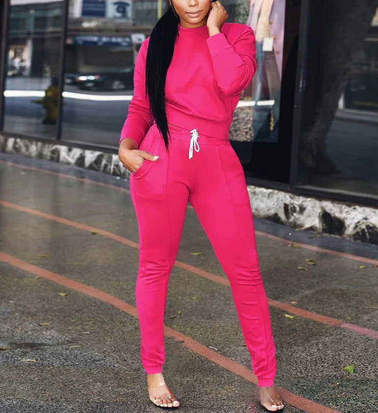 Женский спортивный костюм из 2 предметов неоновый зеленый черный белый синий