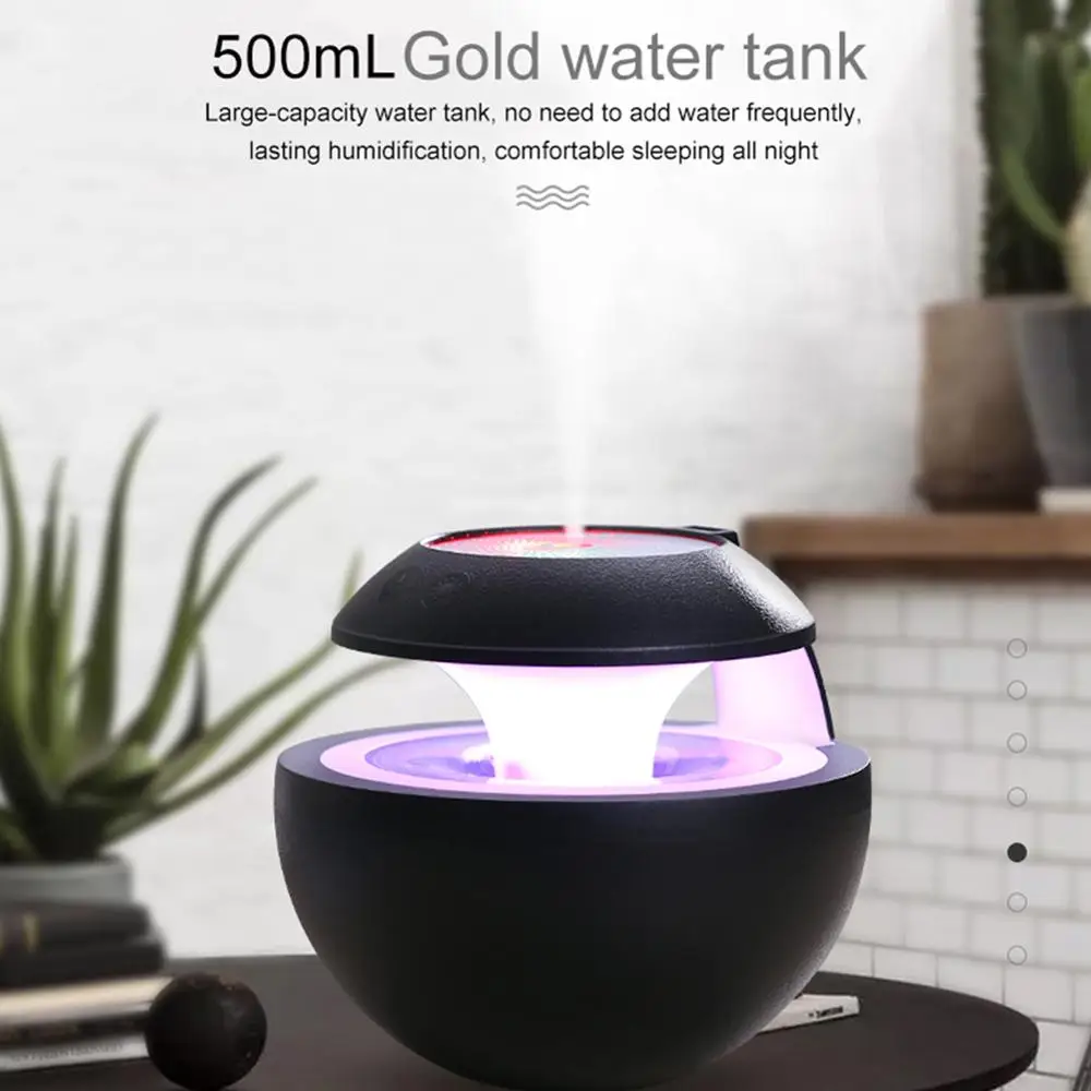 400ML Ultrasonic Air Humidifier Home Car Aroma Light Shimmer Projection Backlight 6in1 USB LED Diffuser Purifier | Автомобили и