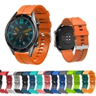 Ремешок силиконовый для часов Huawei Watch GT 2 46 мм, мягкий спортивный браслет для Samsung Galaxy Watch 46 мм Gear S3, 22 мм