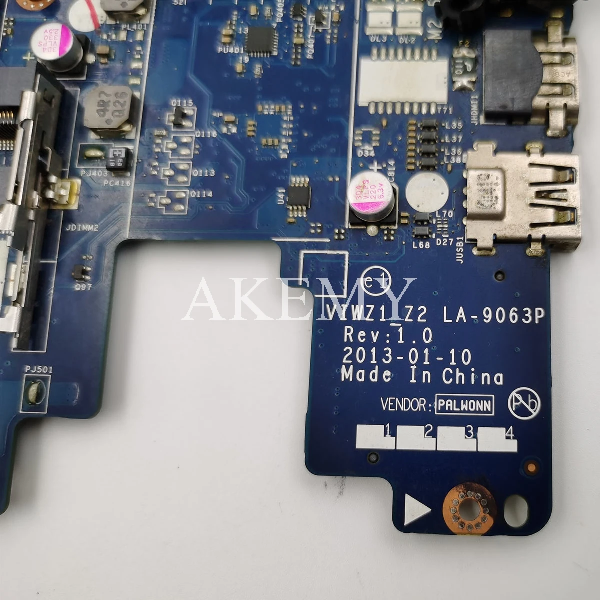 LA-9063P для Lenovo Z500 Материнская плата ноутбука VIWZ1-Z2 с 1GB видеокартой оригинальная