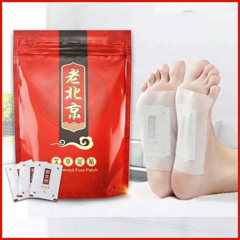 

10 Bag Foot Patch With Ginger And Wormwood Anti-Swelling Detoxification Pain And Stress Relief