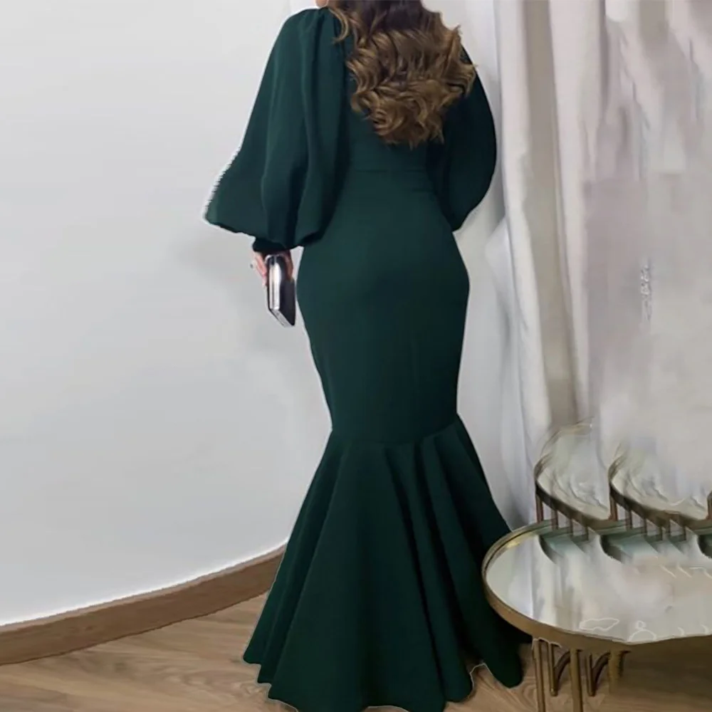 

Women Dress Mermaid Dress African Plus Size Dress Long Female Dresses 2021 Hot Women Party Wear Female Ball Gown Dresses Elegant