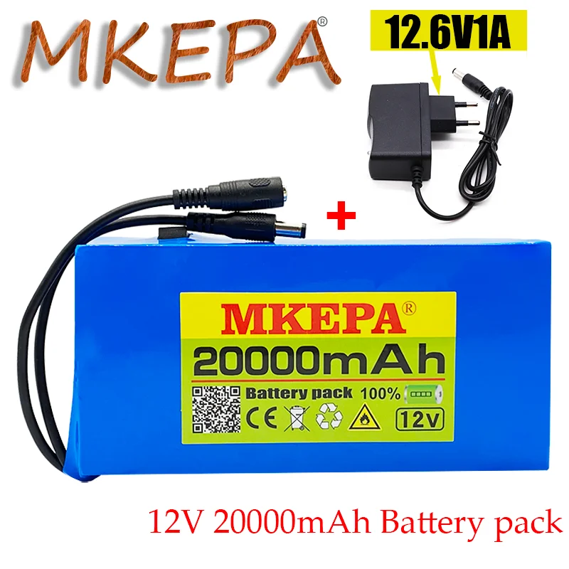 100% новый Портативный 12v 20000 мА · ч литий ионный Батарея батарея постоянного тока 12