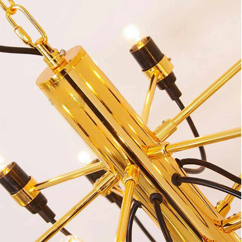 

Jmmxiuz Modern home decorationa lamps 18/30/50 gold / silver Gino sarfaitti designed chandeliaer dining room light the room