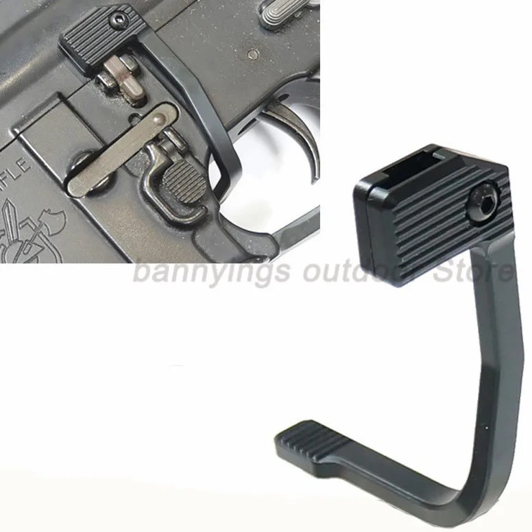 

Tactical M4/AR15/M16 Tool Enhanced Bad Lever MAP Bolt Catch Extender Release Lever Ambidextrous Mount-On Side Plate 5.56/223
