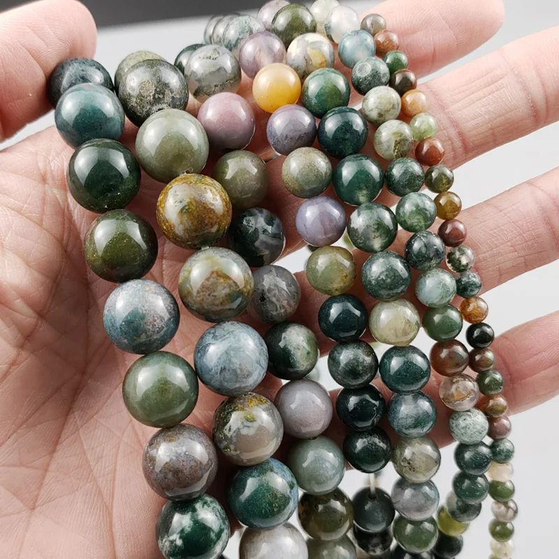 UPGFNK индийские сердолические бусины из натурального камня круглые свободные