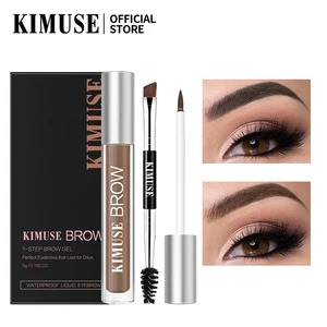 Крем-гель для бровей KIMUSE, Водостойкий карандаш для бровей, тени, тонировка, макияж для глаз, карандаш для бровей, стойкая косметика, макияж бровей