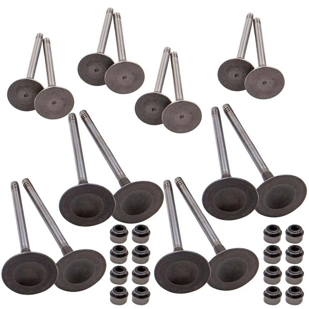 

8x intake valve + 8x exhaust valve for Audi VW 2,0TSI TFSI 06D109611T 06D109601M