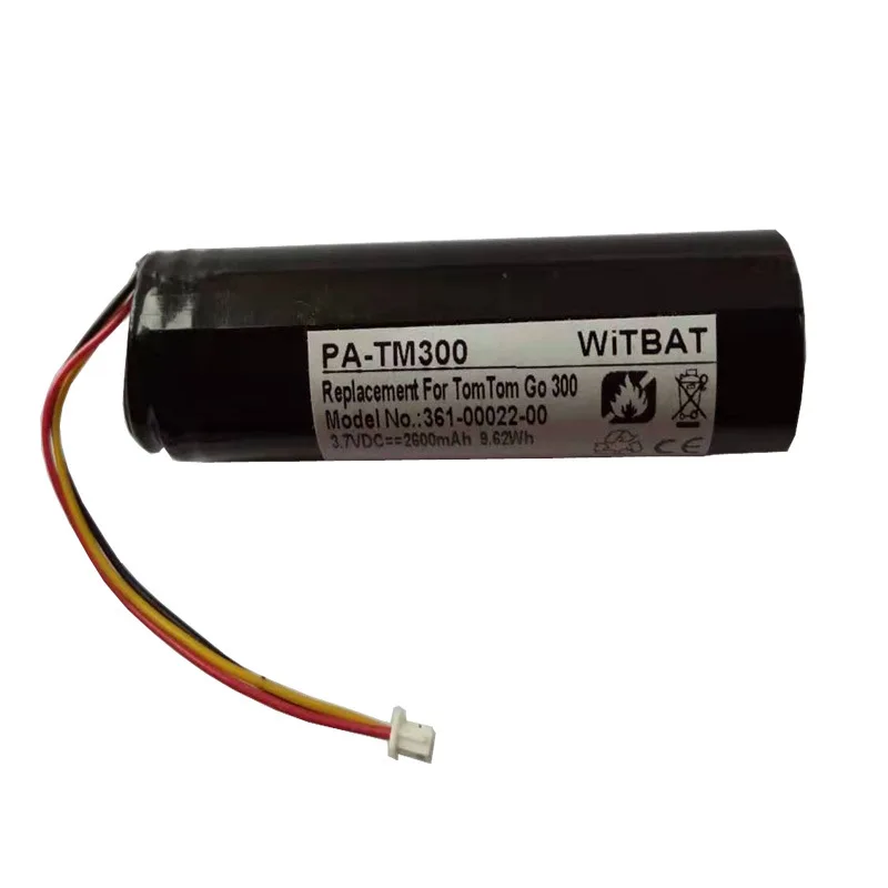 

ZHUJI 2600mAh Battery for TomTom Go 300,Go 400,Go 500,Go 700,Go 900,6027A0090721