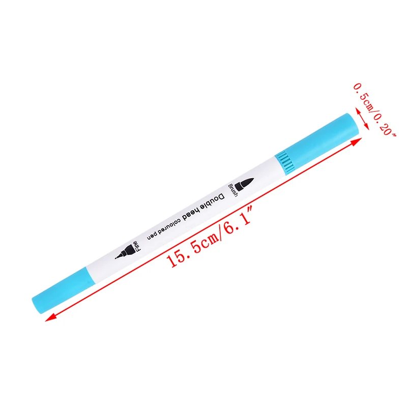 

Hot Sale 12/24PCS Dual Brush Art Markers Pen Fine Tip Color Calligraphy Lettering Art Supplies