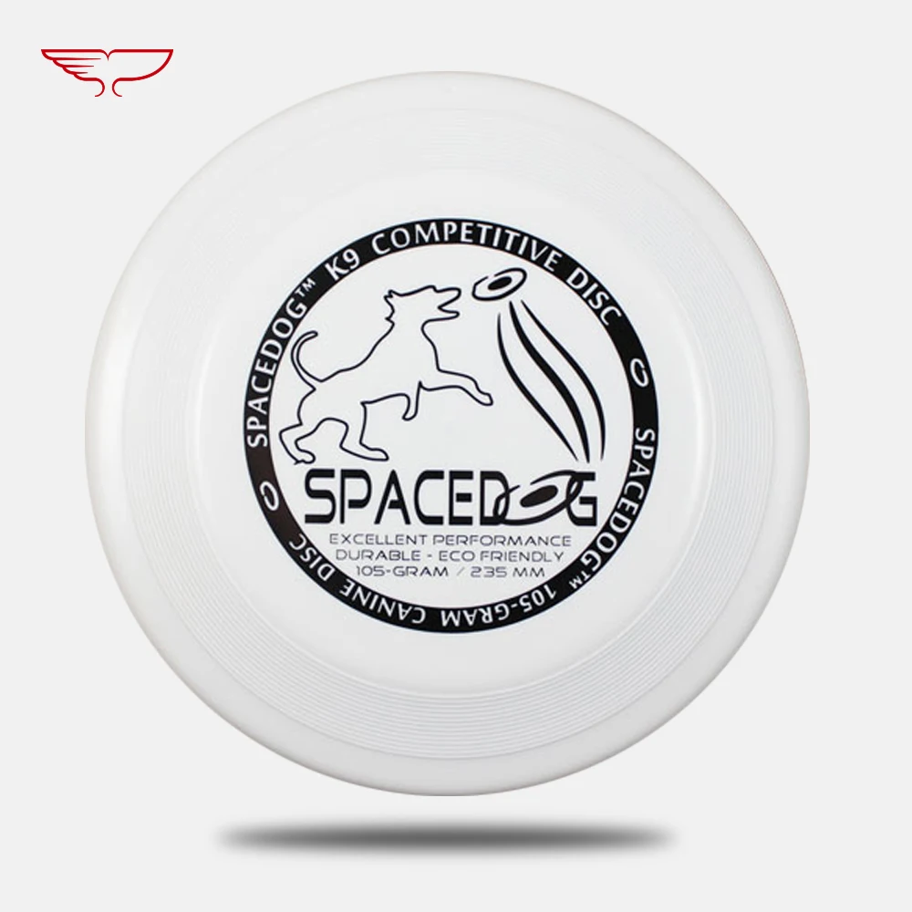 White YIKUN диски SpaceDog K9 Стандартный собачий диск Профессиональный летающий диск для собак Наружная игрушка - Цвет: White