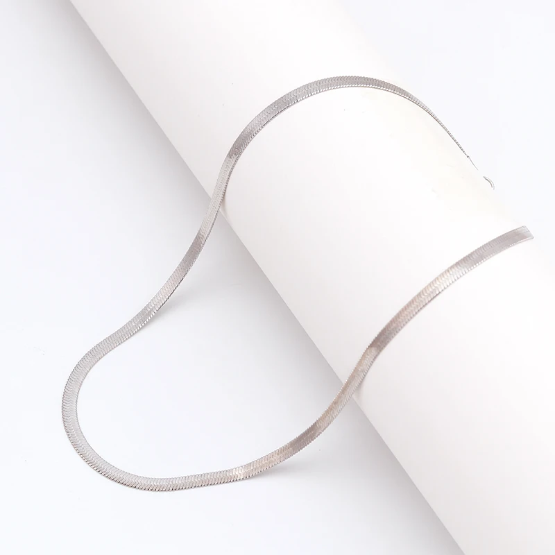 Простые Стильные змеиные ожерелья цепочки для женщин и мужчин 3 цвета вечерние