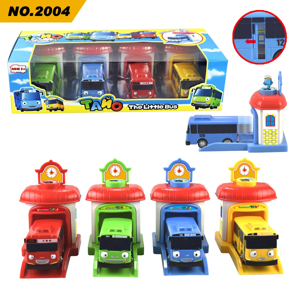 Мультфильм аниме Q Edition автобус раздвижной мощный маленький катапульт тайо