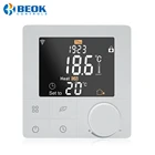 Beok Smart WIFI термостат с подогревом для электрического напольного отопления с еженедельной программируемой функцией 16A ЖК-сенсорный экран термостат